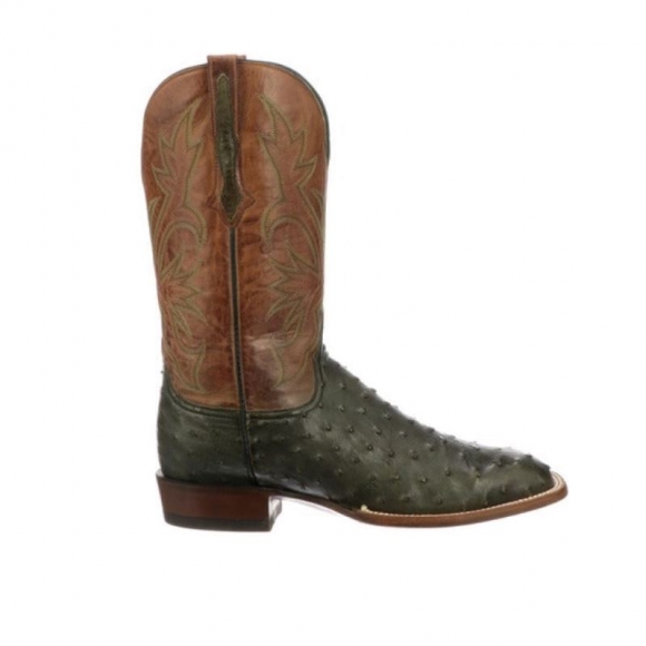 Lucchese | Men's Diego - Forest Green + Peanut Brittle | Special Offer