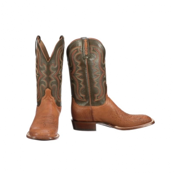 Lucchese | Men's Cecil Exotic - Cognac | Special Offer