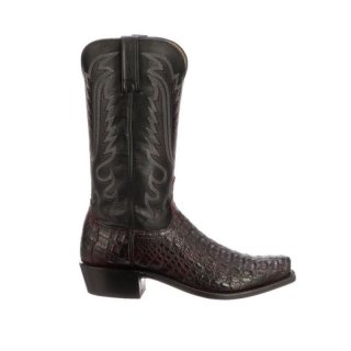 Lucchese | Men's Walter - Black Cherry + Black | Special Offer