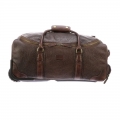 Lucchese | Men's Rolling Duffel - Chocolate | Special Offer