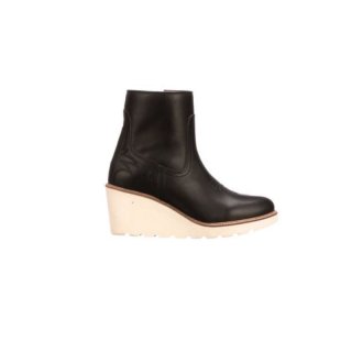 Lucchese | Women's Music City Wedge Bootie - Black | Special Offer