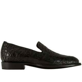 Lucchese | Men's Regis - Black + Giant Gator | Special Offer