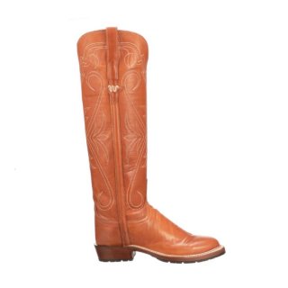 Lucchese | Women's High Top Snake Boot King Ranch Edition - Whiskey | Special Offer