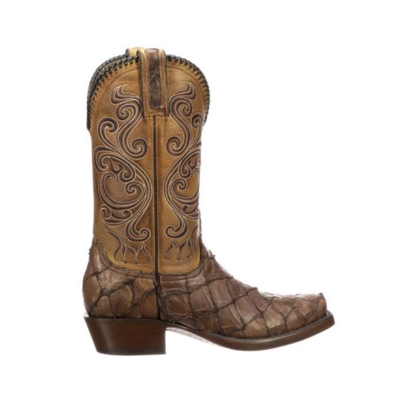 Lucchese | Men's Beau - Chocolate + Antique Saddle | Special Offer