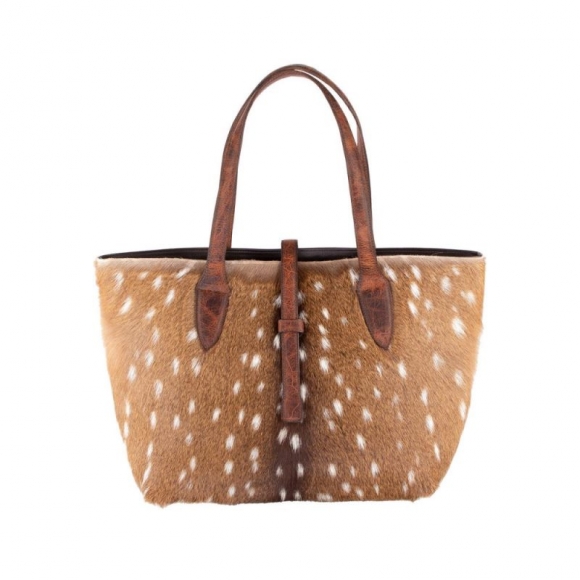 Lucchese | Women's Large Axis Tote Bag - Axis Brown | Special Offer