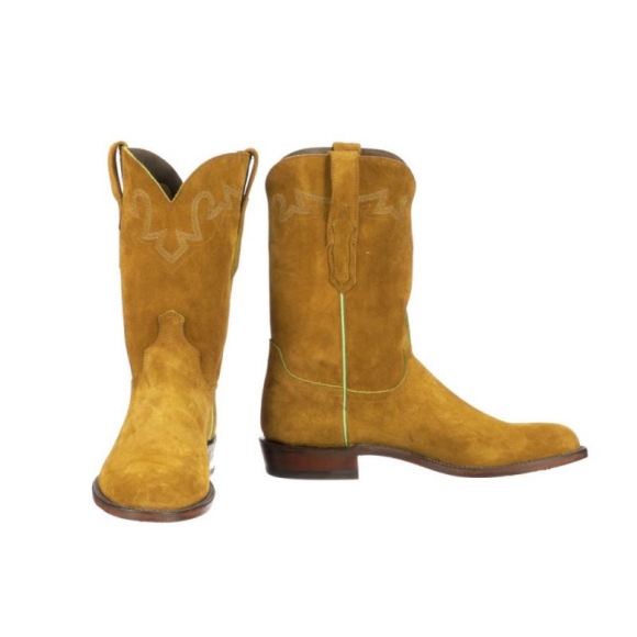 Lucchese | Men's Sunset Suede - Mustard | Special Offer