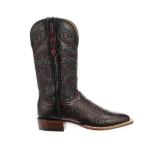 Lucchese | Men's Lance - Black Cherry + Black | Special Offer