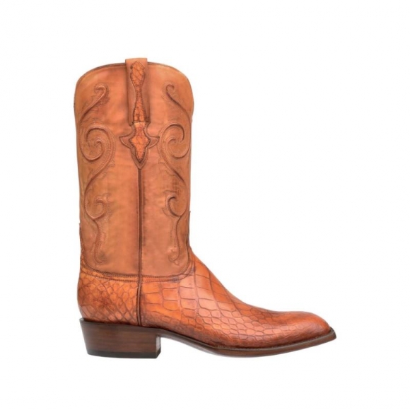 Lucchese | Men's Colton - Cognac + Light Brown | Special Offer