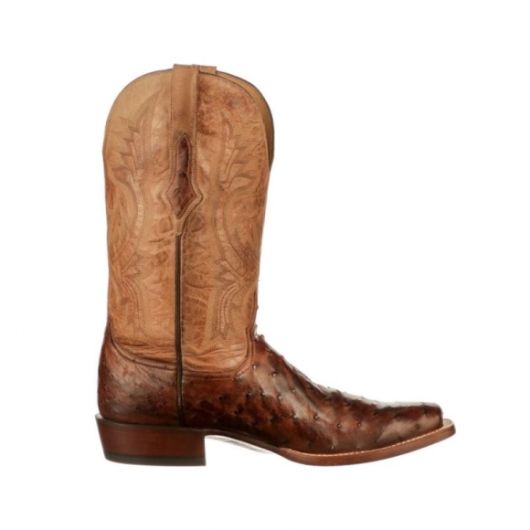 Lucchese | Men's Cliff - Chocolate + Tan | Special Offer