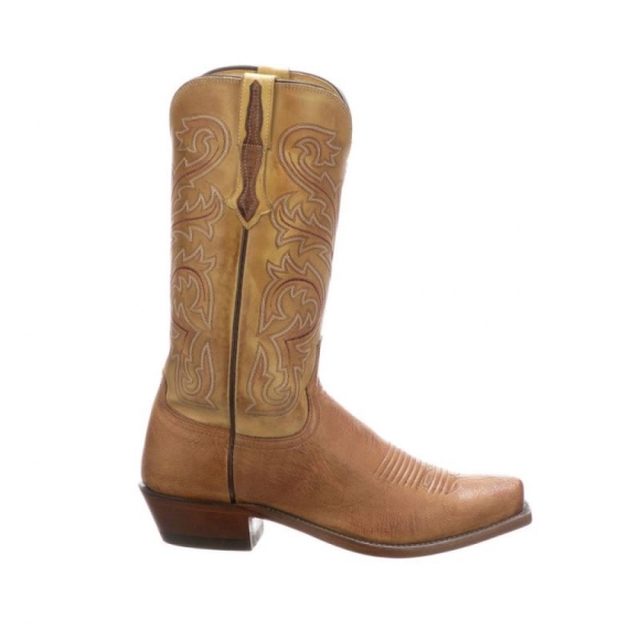 Lucchese | Men's Nathan - Barnwood + Antique Saddle | Special Offer