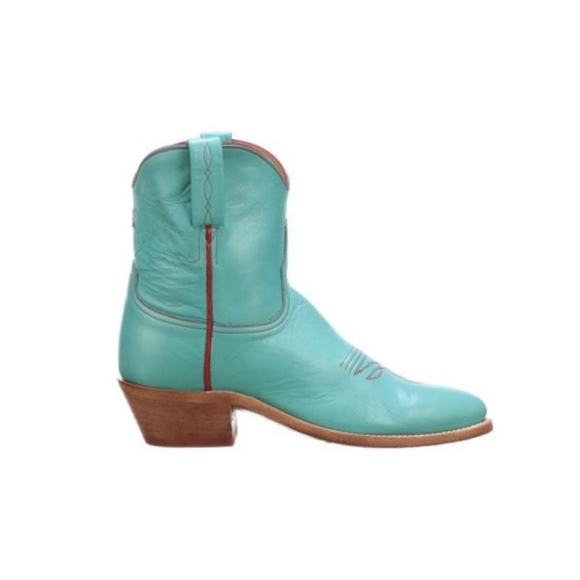 Lucchese | Women's Gaby - Turquoise + Red | Special Offer