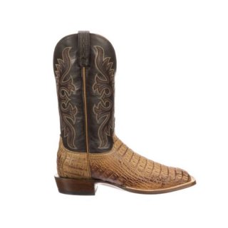 Lucchese | Men's Fisher - Tan + Chocolate | Special Offer