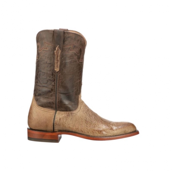 Lucchese | Men's Sunset Exotic - Olive | Special Offer