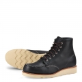 Red Wing 6-Inch Classic Moc | Black - Women's Short Boot in Black Boundary Leather