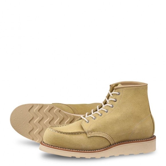 Red Wing 6-Inch Classic Moc - Butter Abilene - Women's Short Boot in Butter Abilene Leather