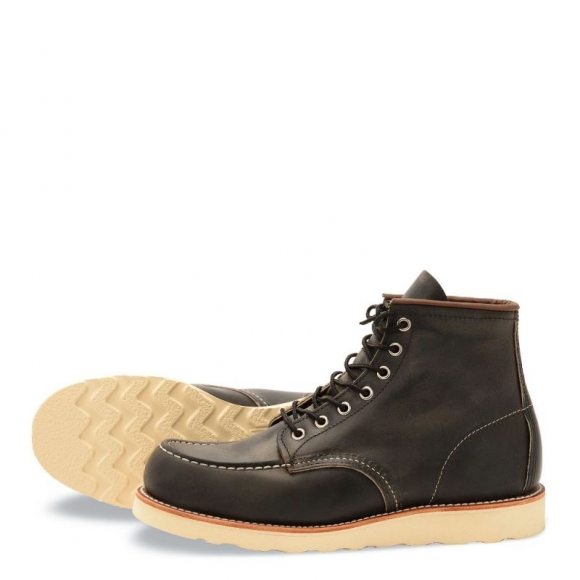 Red Wing Classic Moc | Charcoal - Men's 6-Inch Boot in Charcoal Rough & Tough Leather