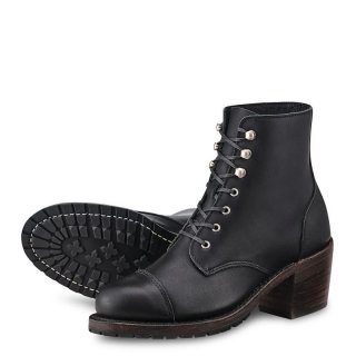 Red Wing Eileen | Black - Women's Heeled Boot in Black Boundary