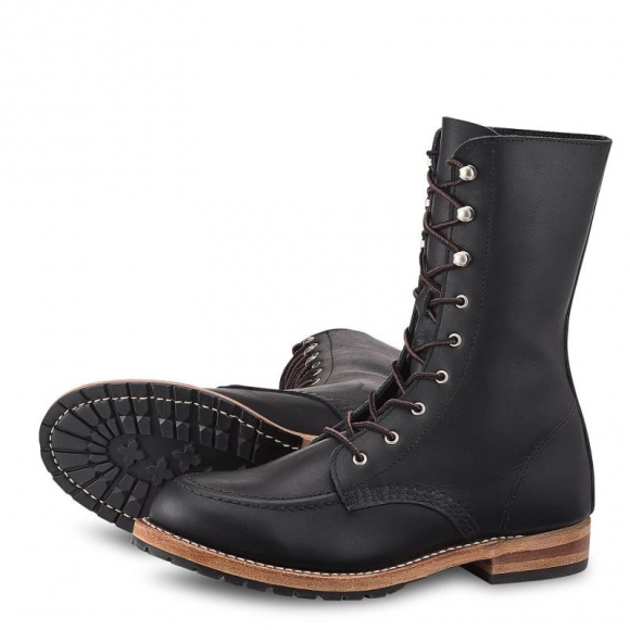 Red Wing Gracie | Black - Women's Tall Boot in Black Boundary Leather