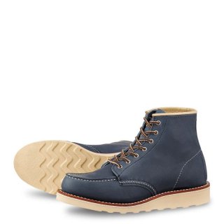 Red Wing 6-Inch Classic Moc | Indigo - Women's Short Boot in Indigo Legacy Leather