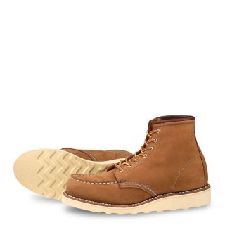 Red Wing 6-inch Classic Moc | Honey - Women's Short Boot in Honey Chinook Leather