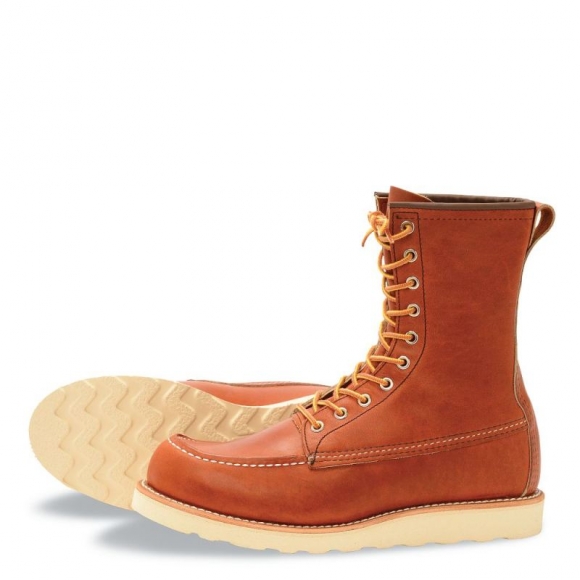 Red Wing 8-inch Classic Moc | Brown - Men's 8-Inch Boot in Oro Legacy Leather