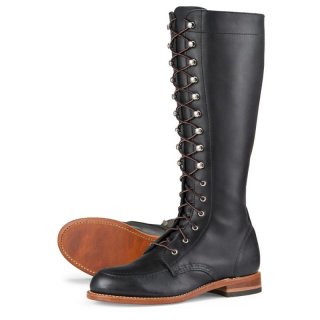 Red Wing Gloria | Black - Women's Tall Boot in Black Boundary Leather