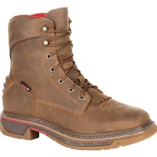 Rocky | Iron Skull Waterproof Lacer Western Boot - Brown