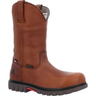 Rocky | Worksmart Waterproof Composite Toe Pull-On Work Boot - Brown