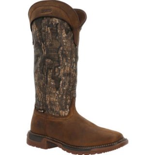 Rocky | Original Ride FLX Back Zip Waterproof Snake Boot - Brown