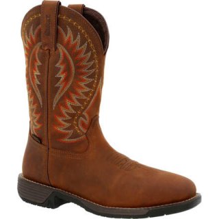 Rocky | Rugged Trail Waterproof Western Boot - Brown