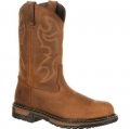 Rocky | Original Ride Branson Steel Toe Waterproof Western Boots - Aztec Crazy Horse