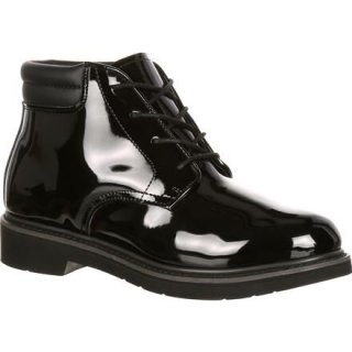 Rocky | Dress Leather High Gloss Chukka - Black