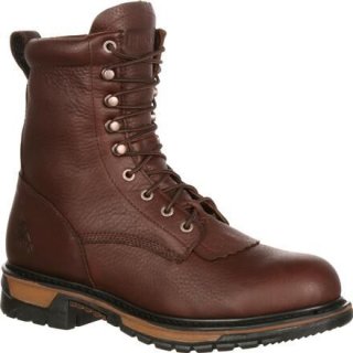 Rocky | Original Ride Steel Toe Waterproof Lacer Western Boot - Dark Brown