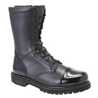 Rocky | Women's Side Zipper Jump Boot - Black