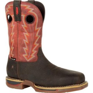 Rocky | Long Range Composite Toe Waterproof Western Boot - Brown And Red