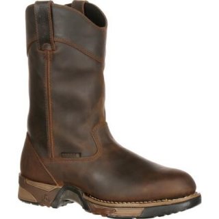 Rocky | Aztec Waterproof Wellington Work Boot - Brown