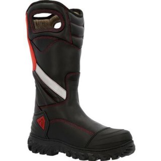 Rocky | Women's Code Red Structure NFPA Rated Composite Toe Fire Boot - Black