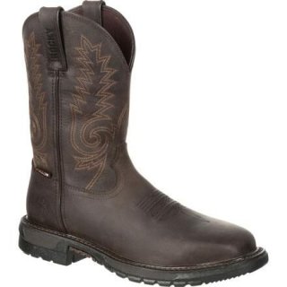 Rocky | Original Ride FLX Steel Toe Waterproof Western Boot - Dark Brown