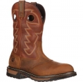 Rocky | Original Ride Branson Saddle Roper Western Boot - Saffron Brown And Ochre