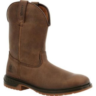 Rocky | Worksmart Unlined Western Boot - Dark Brown