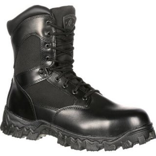 Rocky | AlphaForce Zipper Composite Toe Public Service Boot - Black