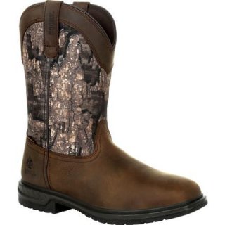 Rocky | Worksmart 400G Insulated Waterproof Western Boot - Realtree Timber