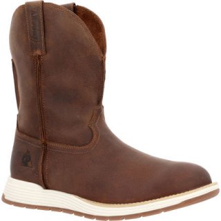 Rocky | Farmstead 10" Western Boot - Brown