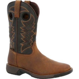 Rocky | Rugged Trail Steel Toe Waterproof Western Boot - Brown