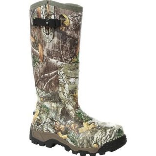 Rocky | Sport Pro Pull-On Rubber Snake Boot - Realtree Edge