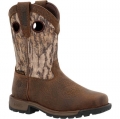 Rocky | Big Kids' Legacy 32 Camo Waterproof Western Boot - Mossy Oak Bottom Land