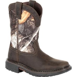 Rocky | Kids' Ride FLX Waterproof Western Boot - Brown Realtree Camo