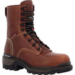 Rocky | Rams Horn Logger Composite Toe Waterproof 400G Insulated Work Boot - Brown