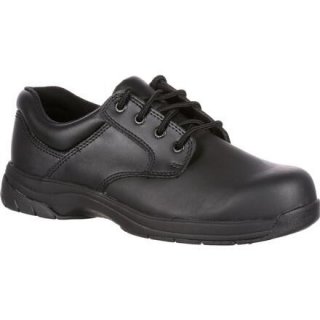 Rocky | SlipStop 911 Plain Toe Oxford Shoe - Black