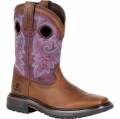 Rocky | Kid's Original Ride FLX Western Boot - Brown And Purple